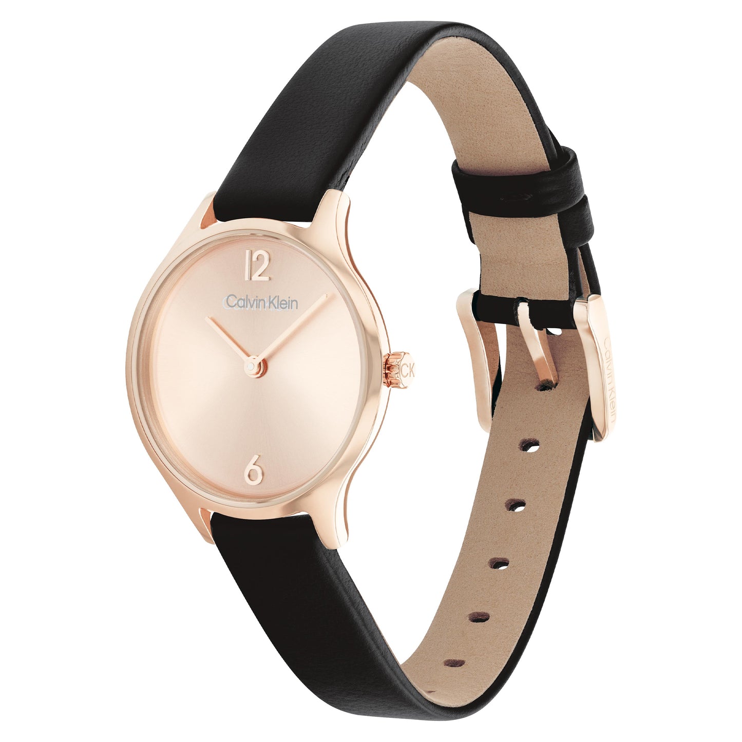 Calvin Klein Timeless Black Leather Strap Analog Watch CK-25200060