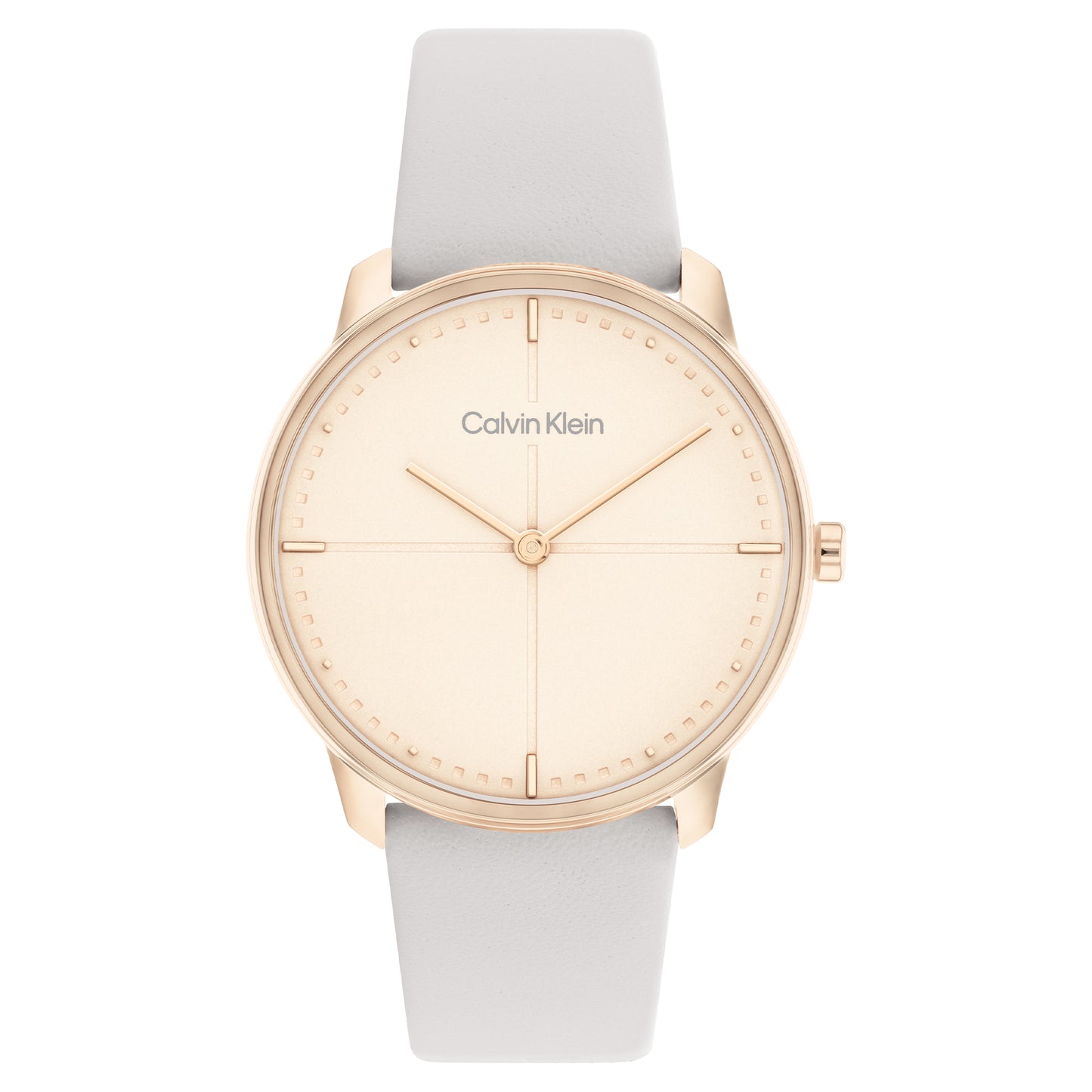 Calvin Klein Expressive Gray Leather Strap Analog Watch CK-25200162