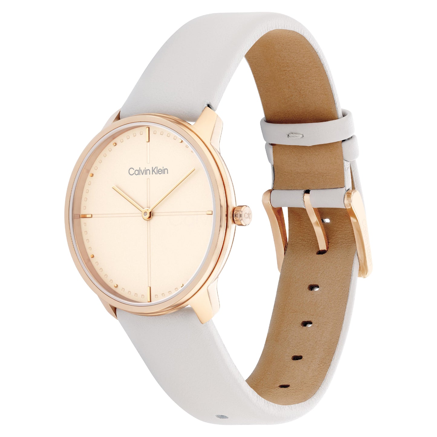 Calvin Klein Expressive Gray Leather Strap Analog Watch CK-25200162