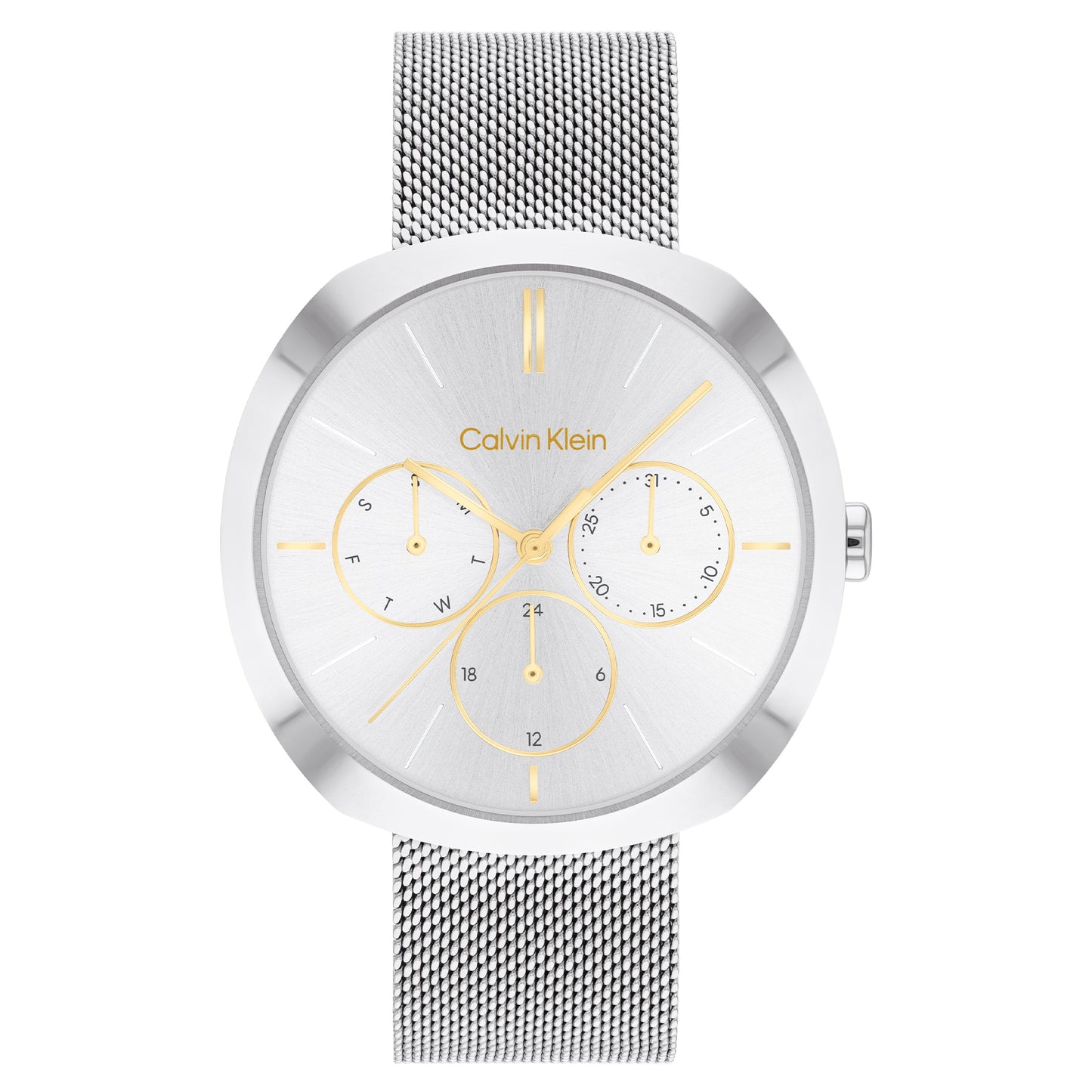 Calvin Klein CK Shape Two-Tone Stainless Steel Bracelet Analog Watch CK-25200337