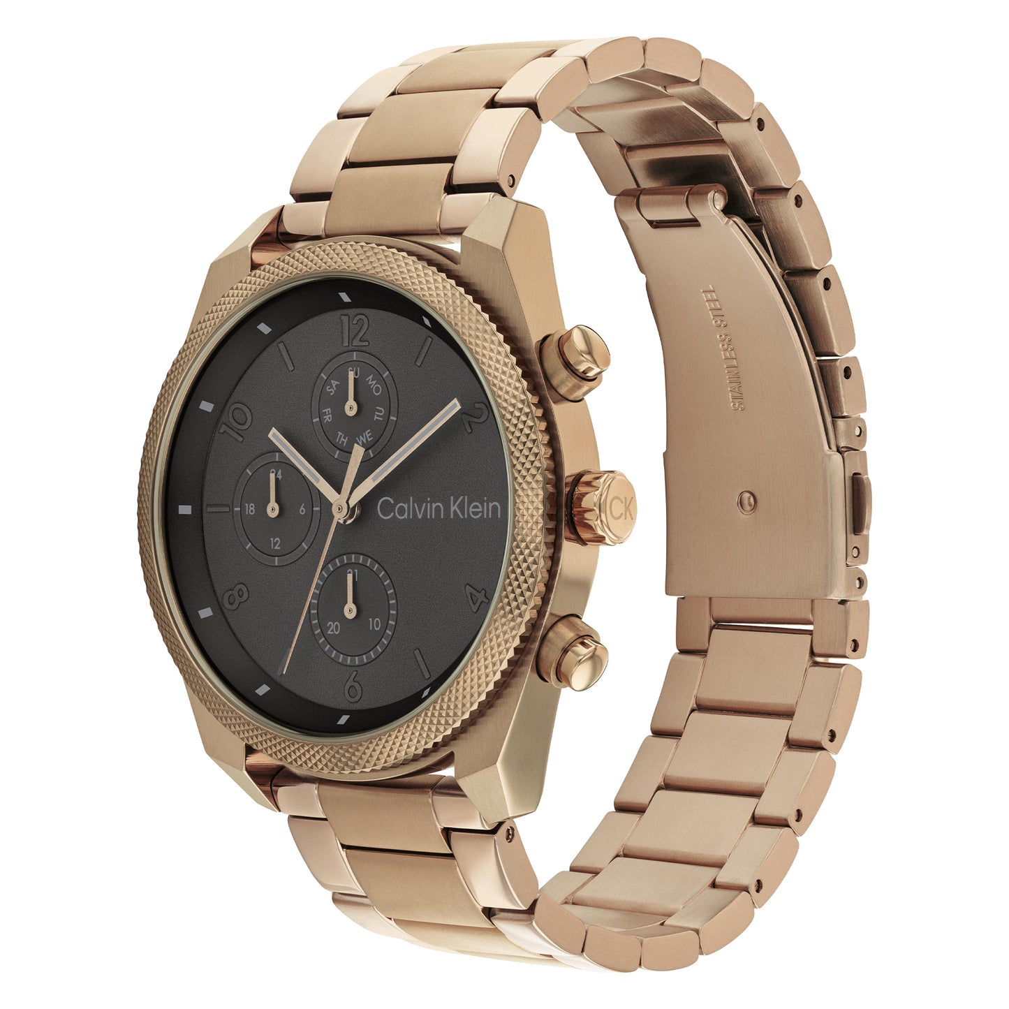 Calvin Klein Impact Umber Stainless Steel Bracelet Analog Watch CK-25200357