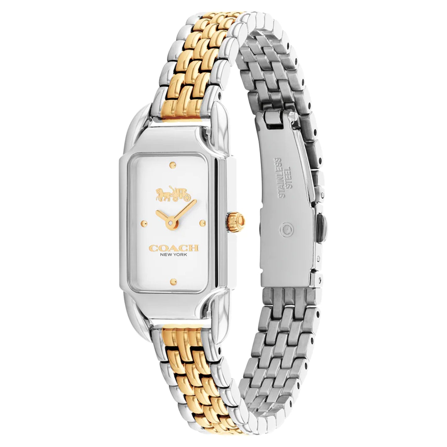 Coach Cadie Two-Tone Stainless Steel Bracelet Analog Watch CO-14504172