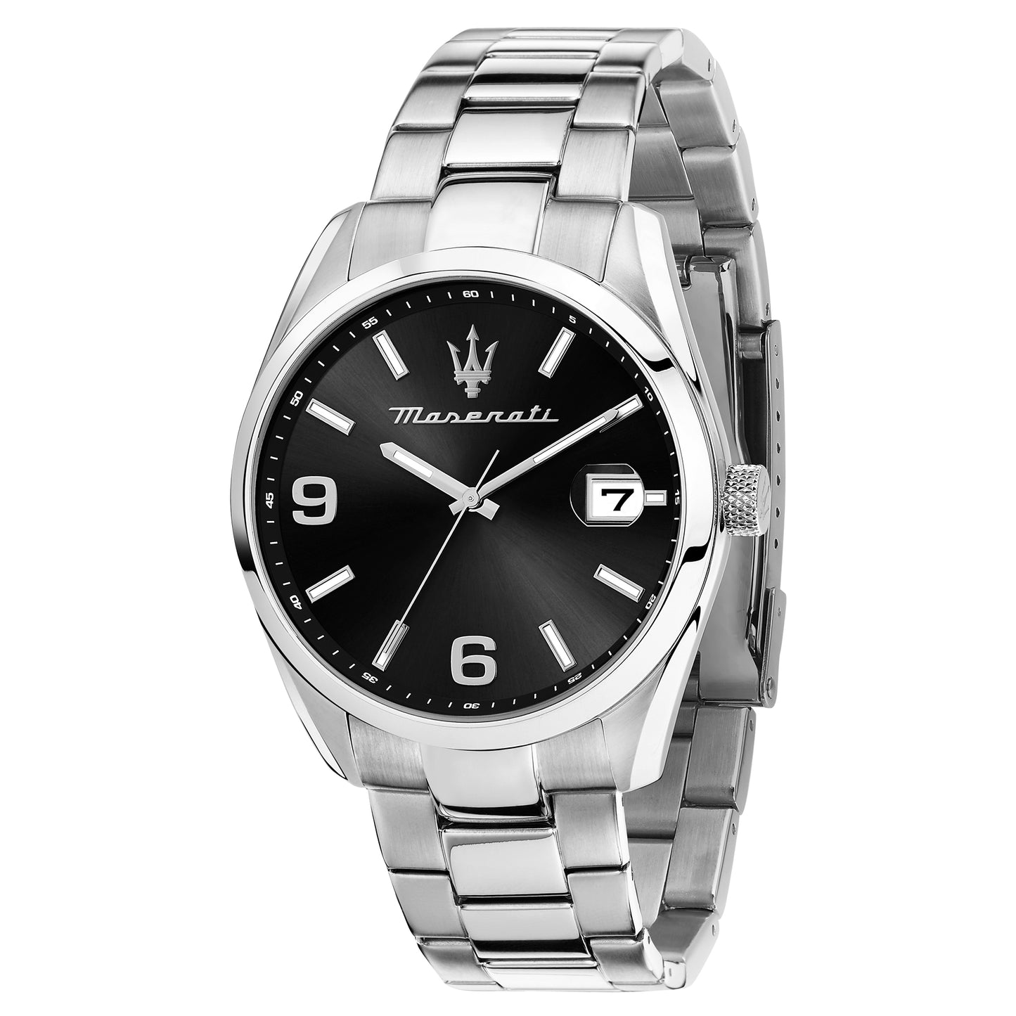 Maserati Attrazione Silver Stainless Steel Bracelet Analog Watch ME-R8853151007