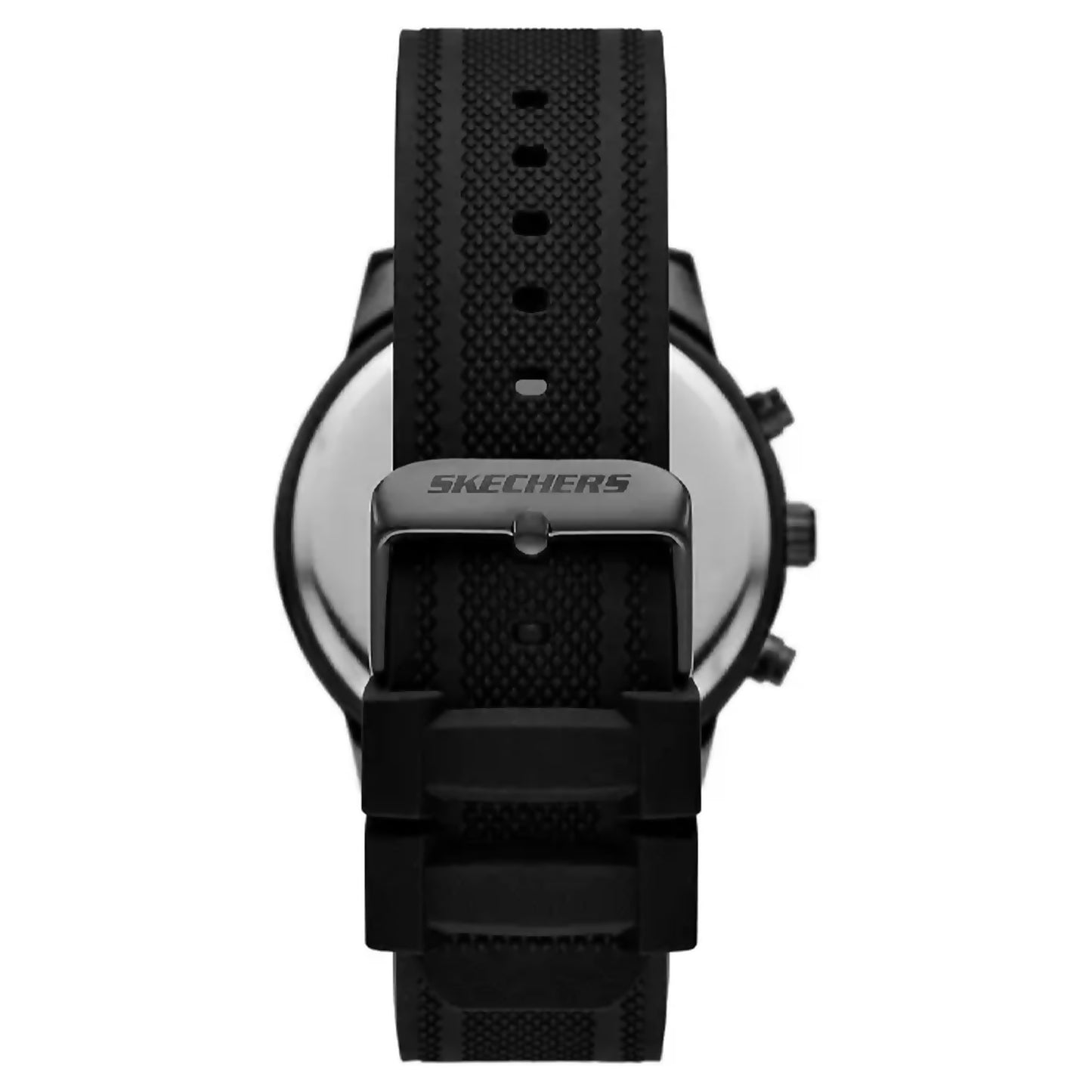 Skechers Clarkdale Black Silicone Strap Analog Watch SKC-SR5196