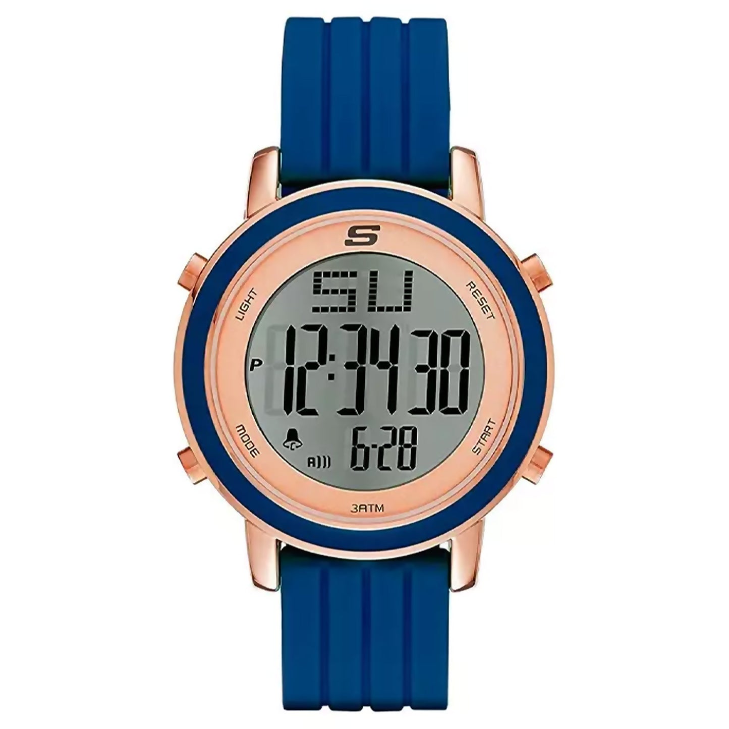 Skechers Westport Blue Silicone Strap Digital Watch SKC-SR6010