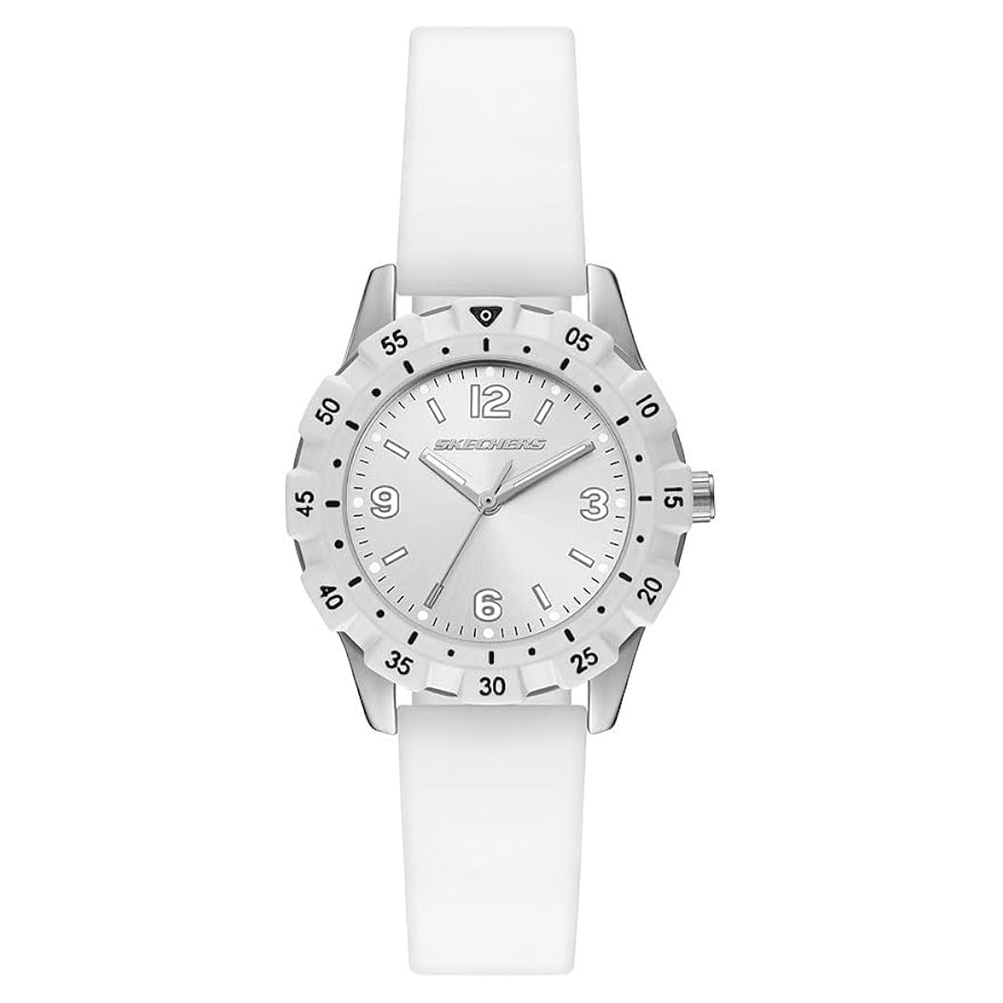 Skechers Doheny White Silicone Strap Analog Watch SKC-SR6241