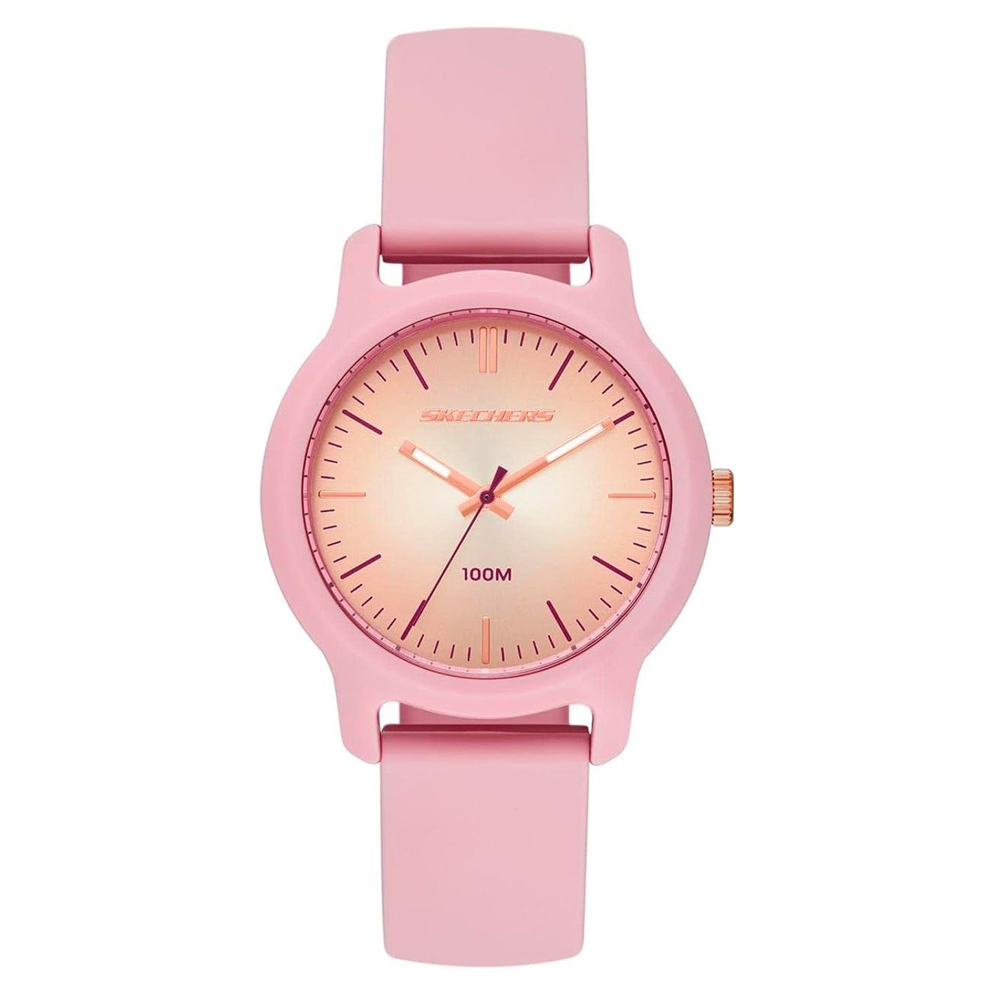 Skechers Ostrom PInk Silicone Strap Analog Watch SKC-SR6266