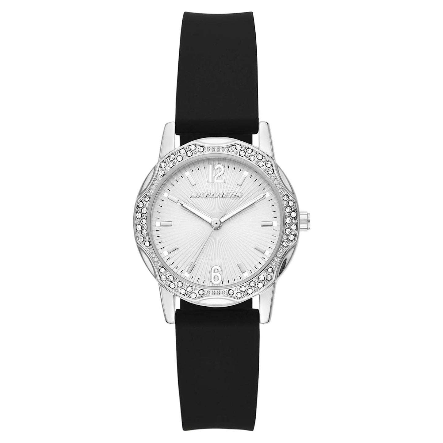 Skechers Vanowen Black Silicone Strap Analog Watch SKC-SR6269
