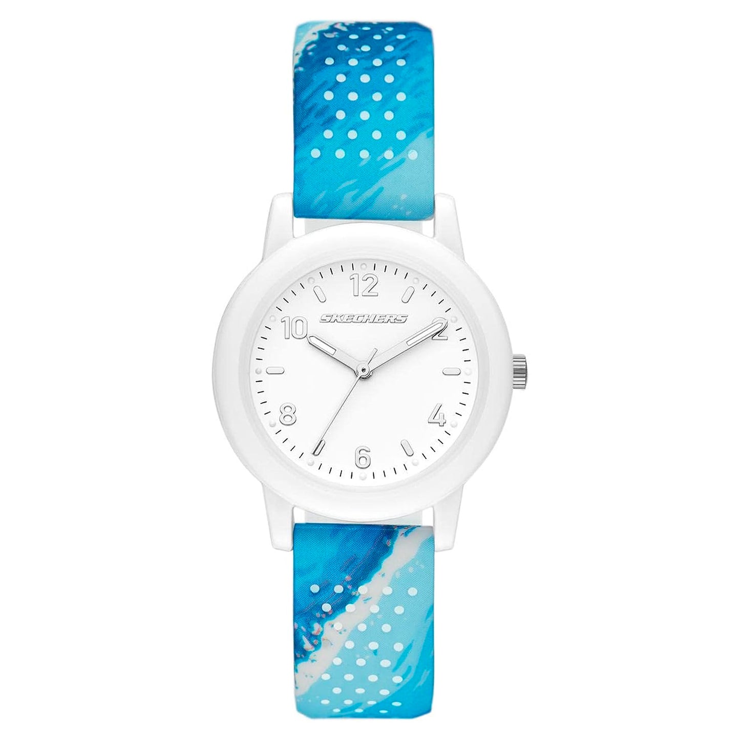 Skechers Toluca Two-Tone Silicone Strap Analog Watch SKC-SR6274