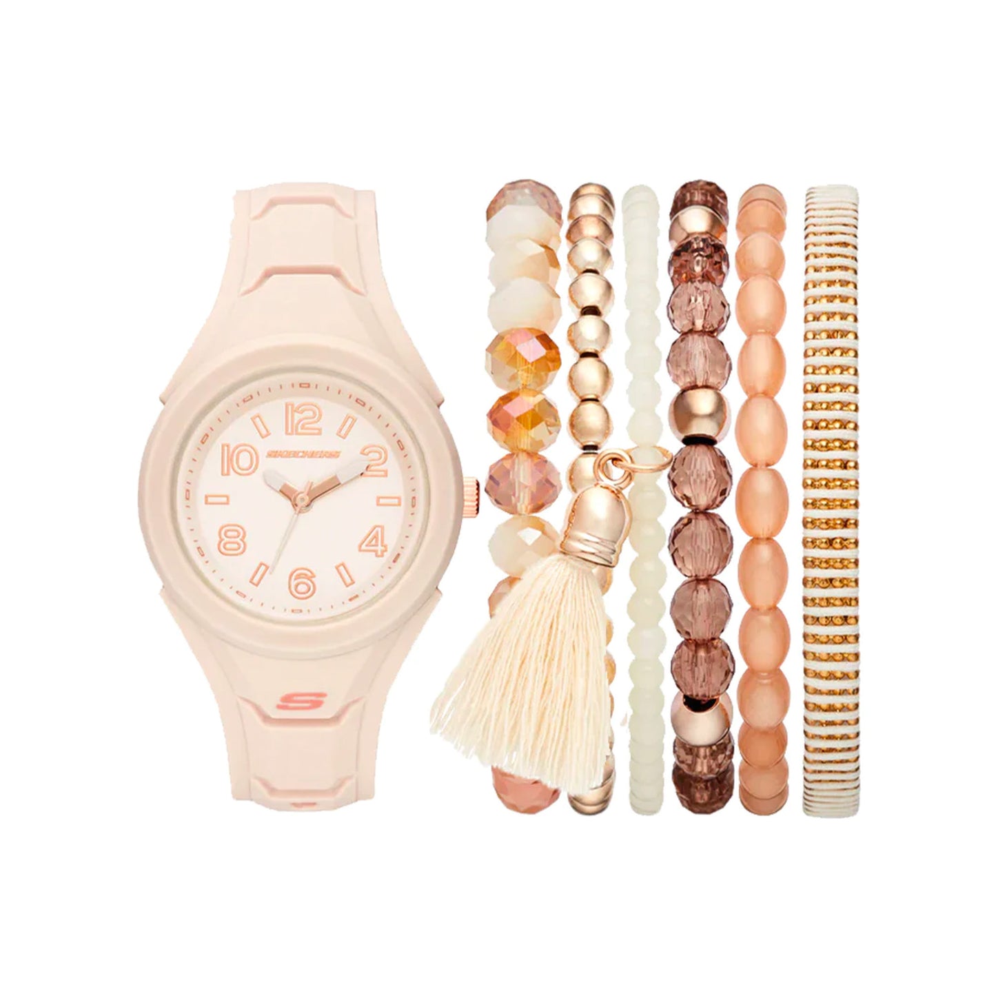 Skechers Pink Silicone Strap Analog Watch SKC-SR9020