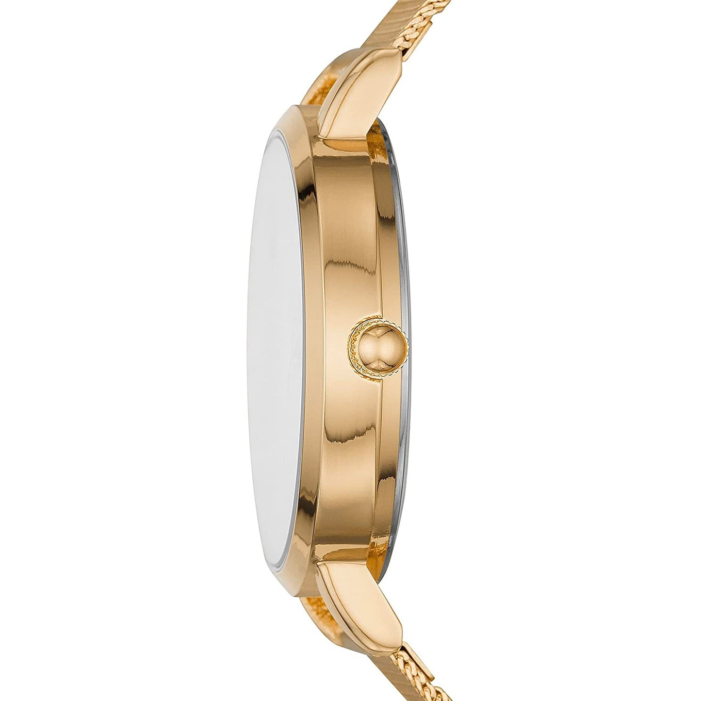 Skechers Gold Stainless Steel Mesh Bracelet Analog Watch SKC-SR9057