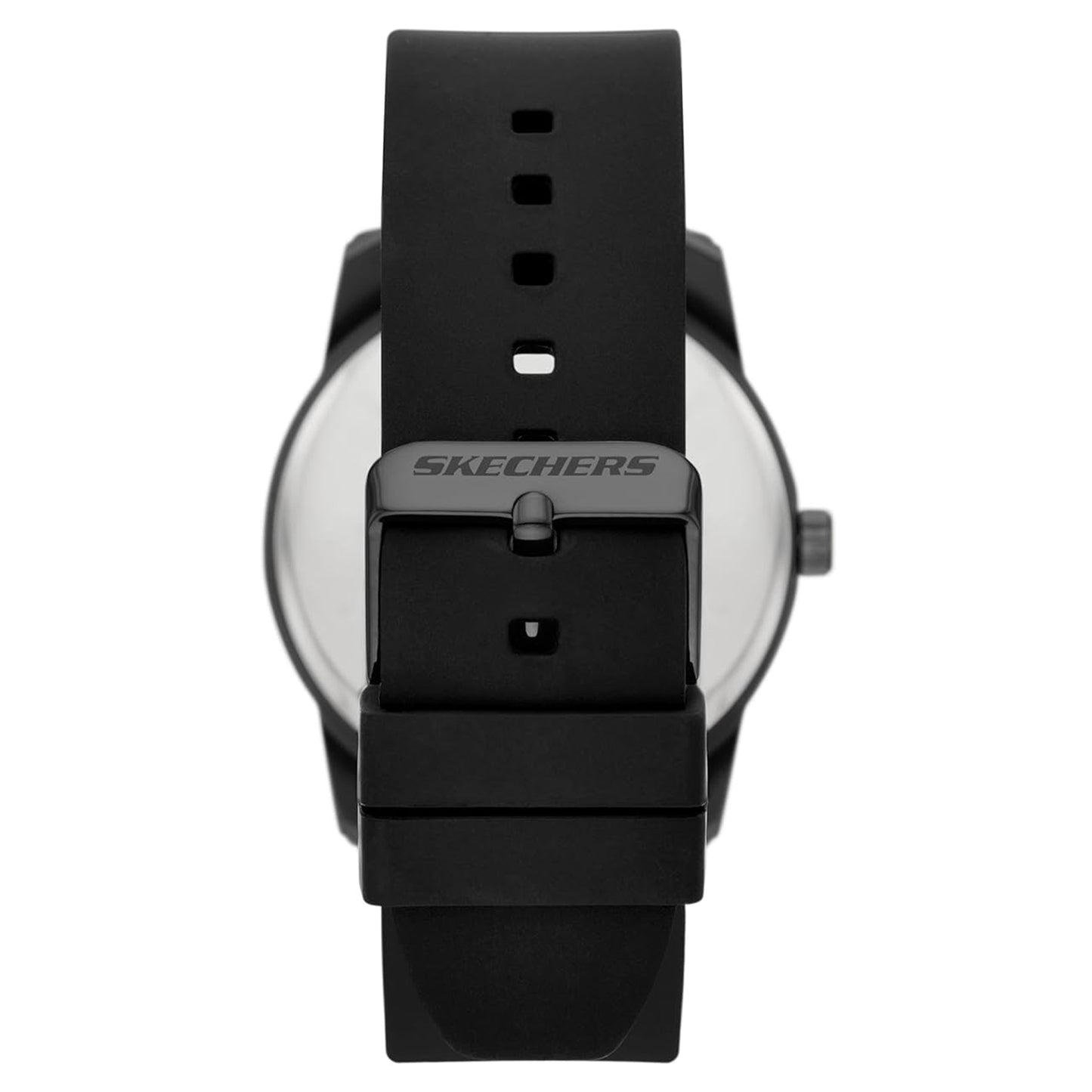Black and Blue Laser Stackable Watch and Bracelet Set