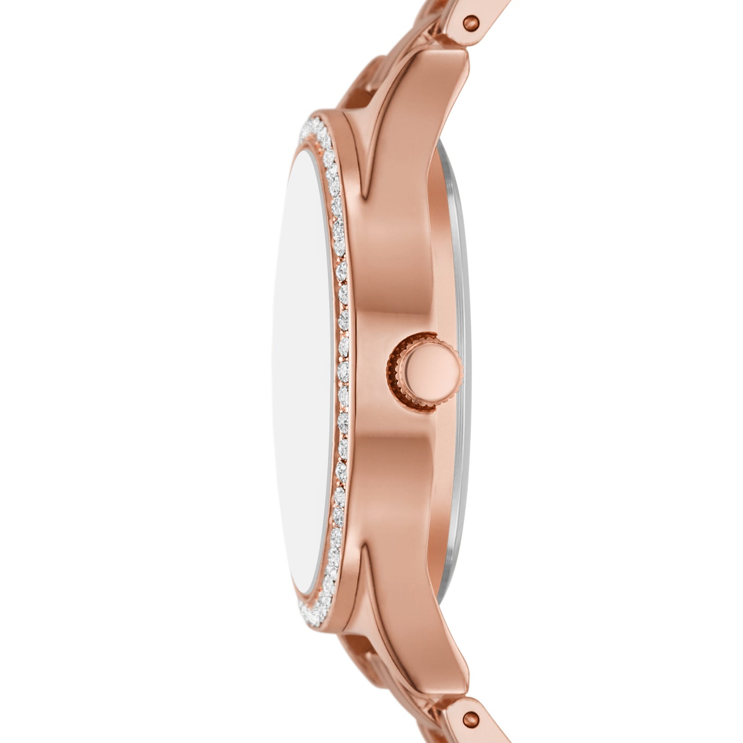 Rose Gold Stackable Watch and Bracelet Set, SKC-SR9107
