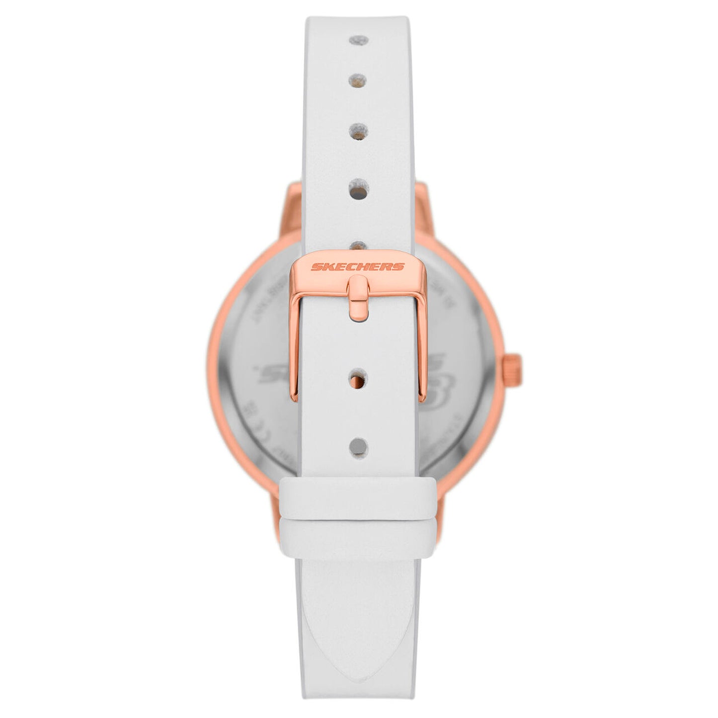 Rose Gold Mother-of-Pearl Stackable Watch and Bracelet Set SKC-SR9080