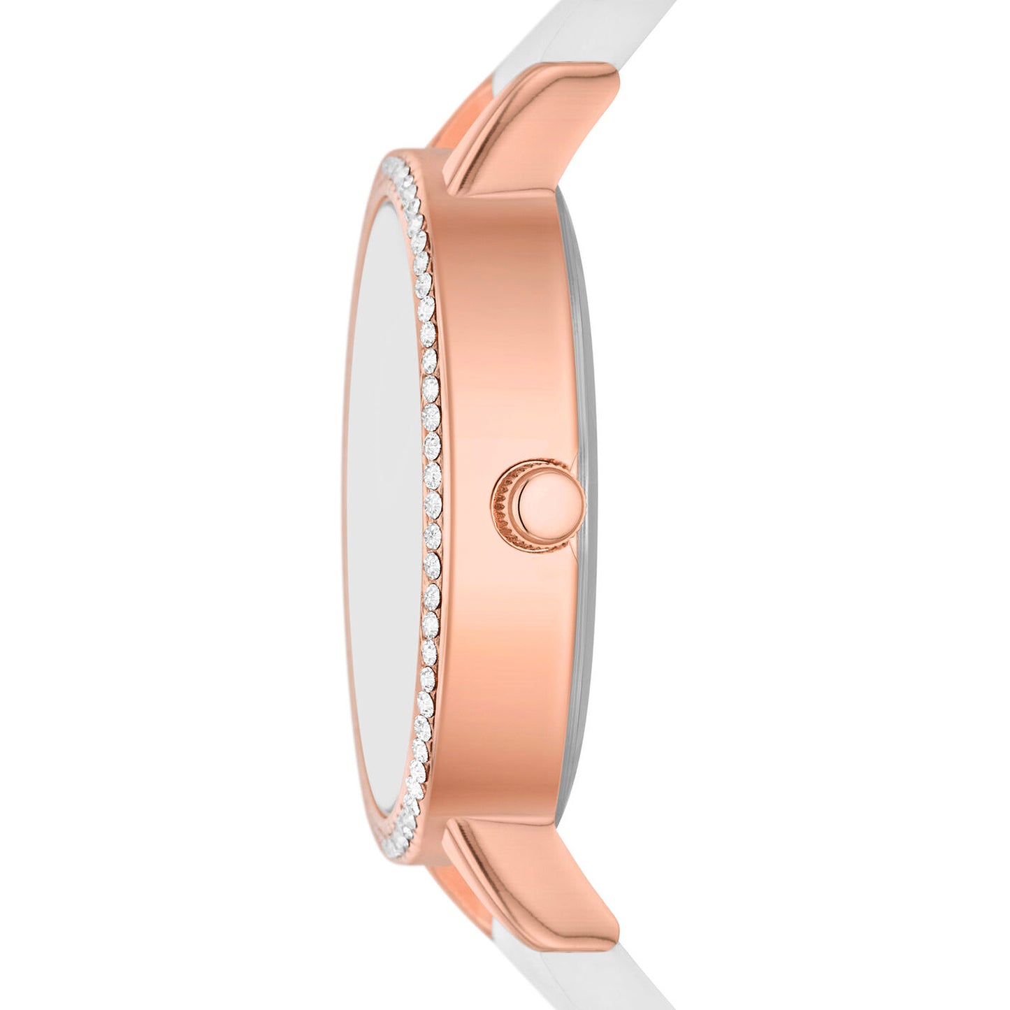 Rose Gold Mother-of-Pearl Stackable Watch and Bracelet Set SKC-SR9080