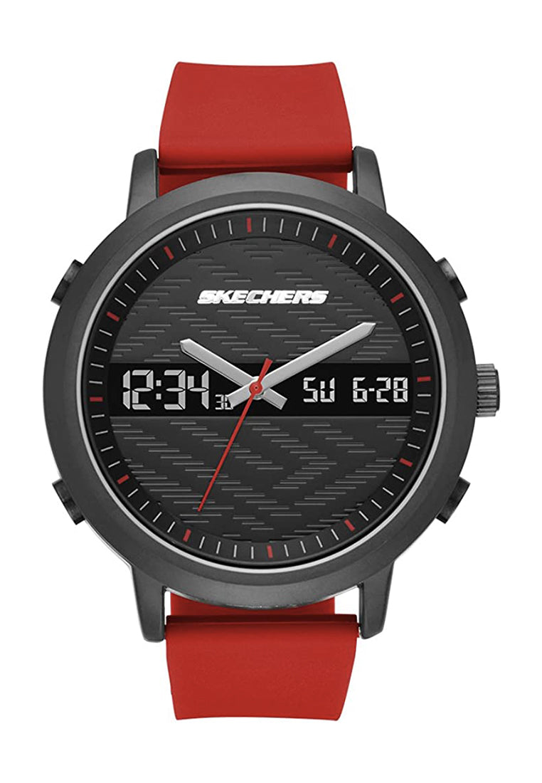 Skechers Men's Lawndale Silicone Analog-Digital Watch SKC-SR5073