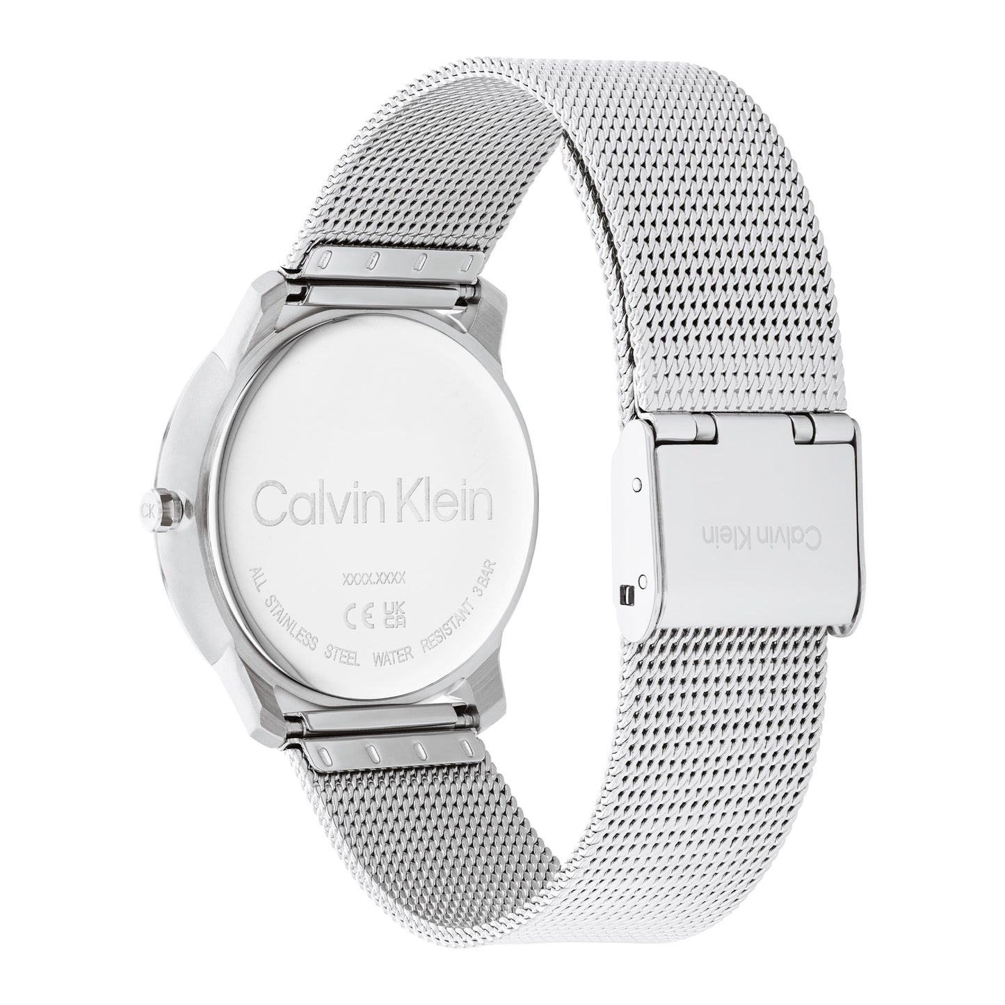 Calvin Klein Iconic Mesh Silver Stainless Steel Mesh Bracelet Analog Watch CK-25200033