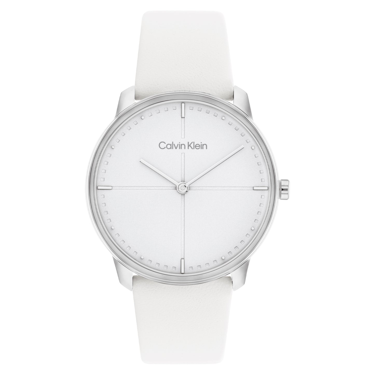 Calvin Klein Expressive White Leather Strap Analog Watch CK-25200161