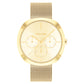Calvin Klein CK Shape Gold Stainless Steel Mesh Bracelet Analog Watch CK-25200339