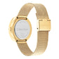 Calvin Klein CK Shape Gold Stainless Steel Mesh Bracelet Analog Watch CK-25200339