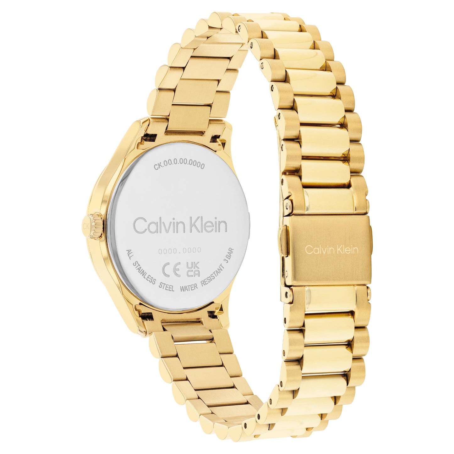 Calvin Klein CK Iconic Gold Stainless Steel Mesh Bracelet Analog Watch CK-25200346
