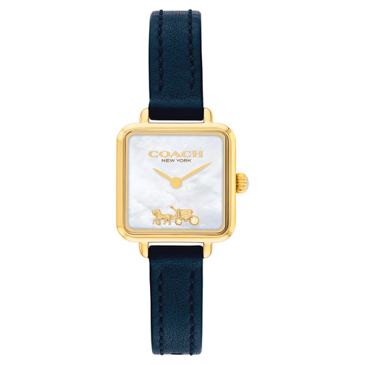 Coach Cass Midnight Navy Leather Strap Analog Watch CO-14504228