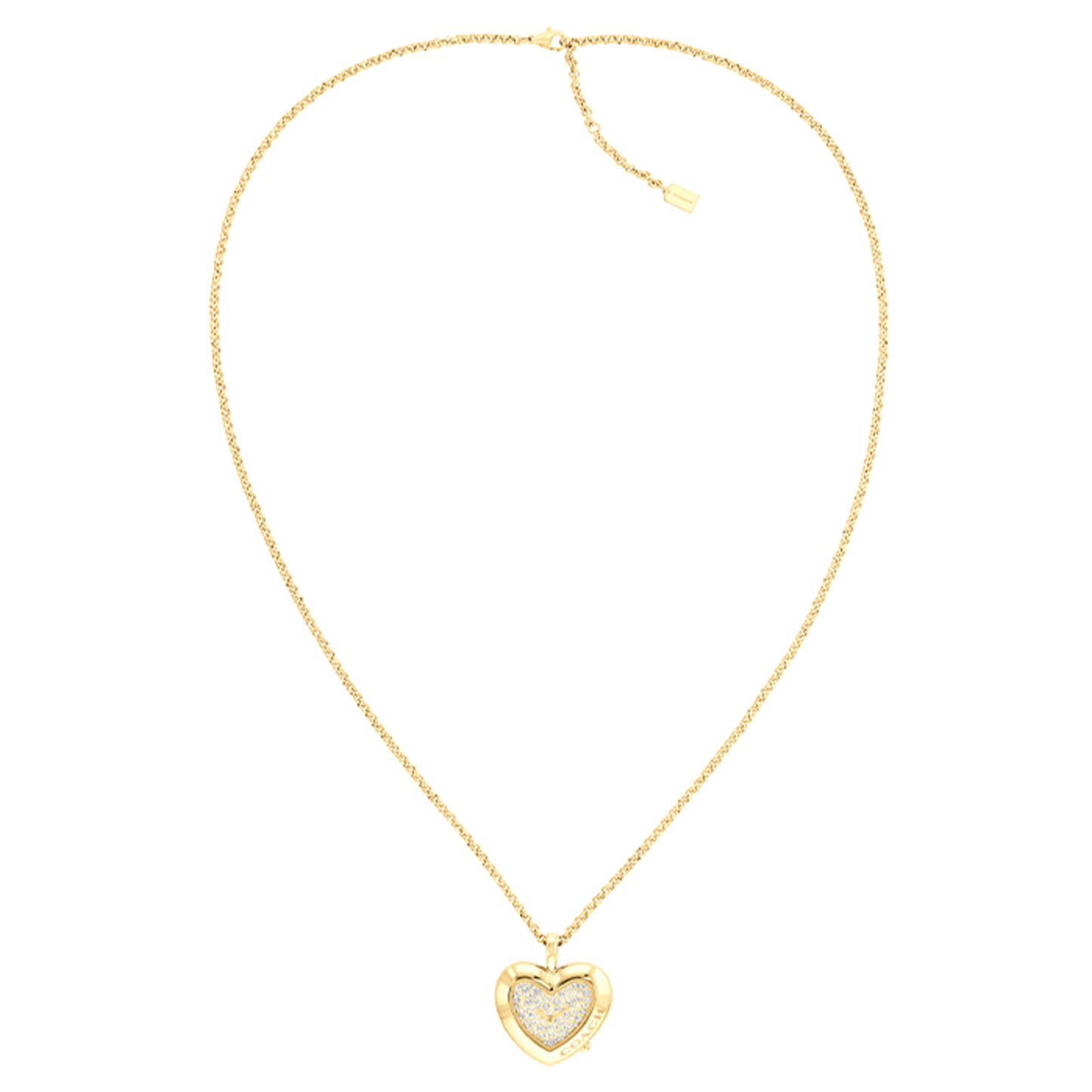 Heart & Tearose Watch Necklace, CO-14504513