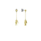 Crocodile Earrings, LAJ-2040472