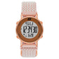 Skechers Magnolia Pink Nylon Bracelet Digital Watch SKC-SR6268