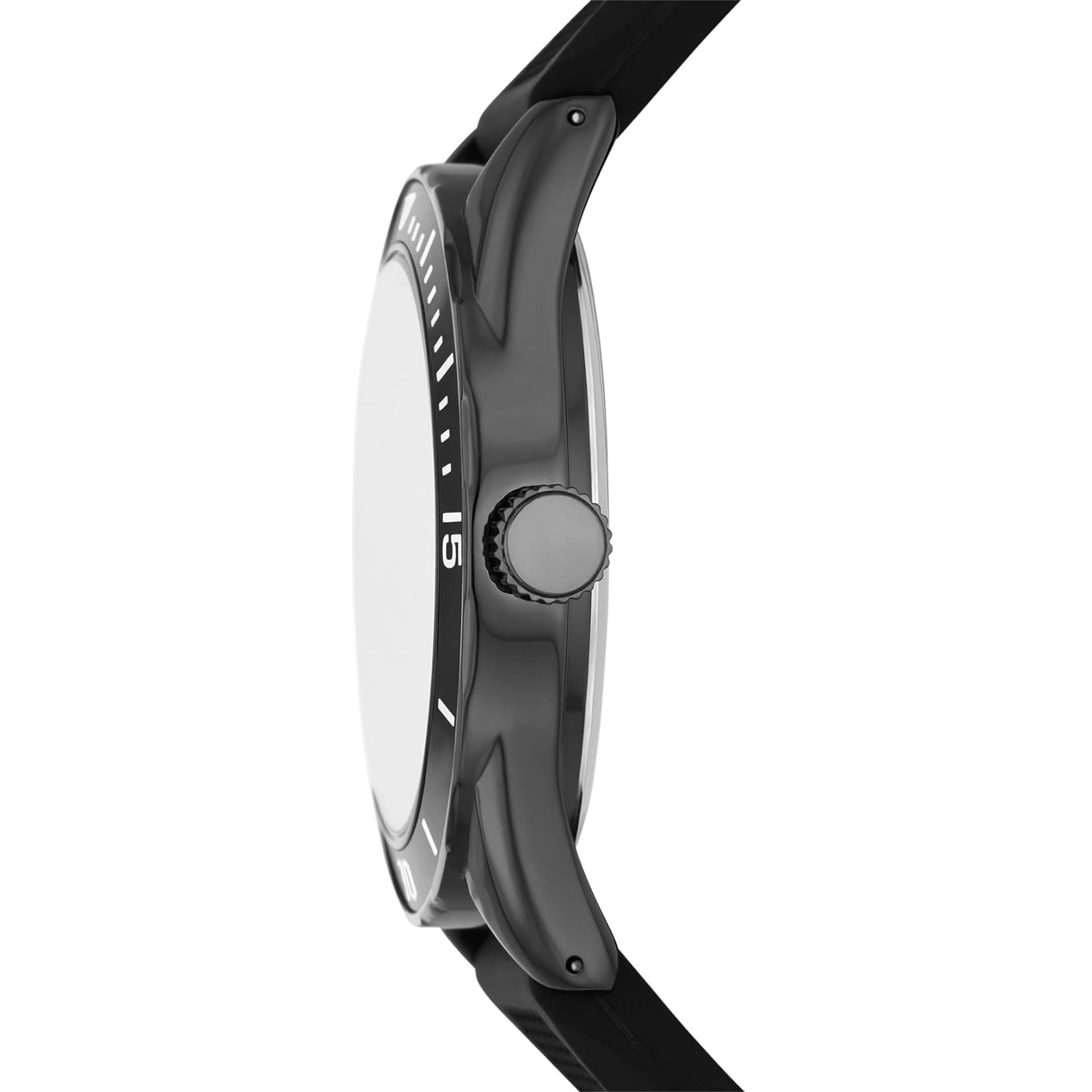 Black Stackable Watch and Bracelet Set