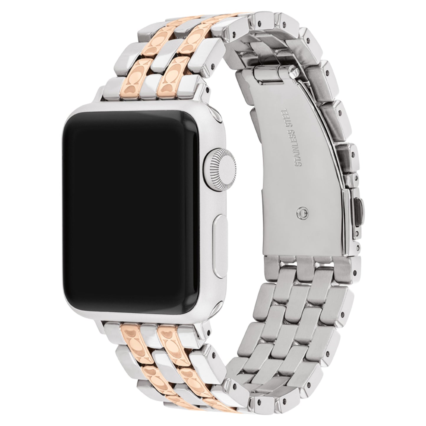 Apple Watch Strap Silver and Rose Gold, CO-14700244-STRAP
