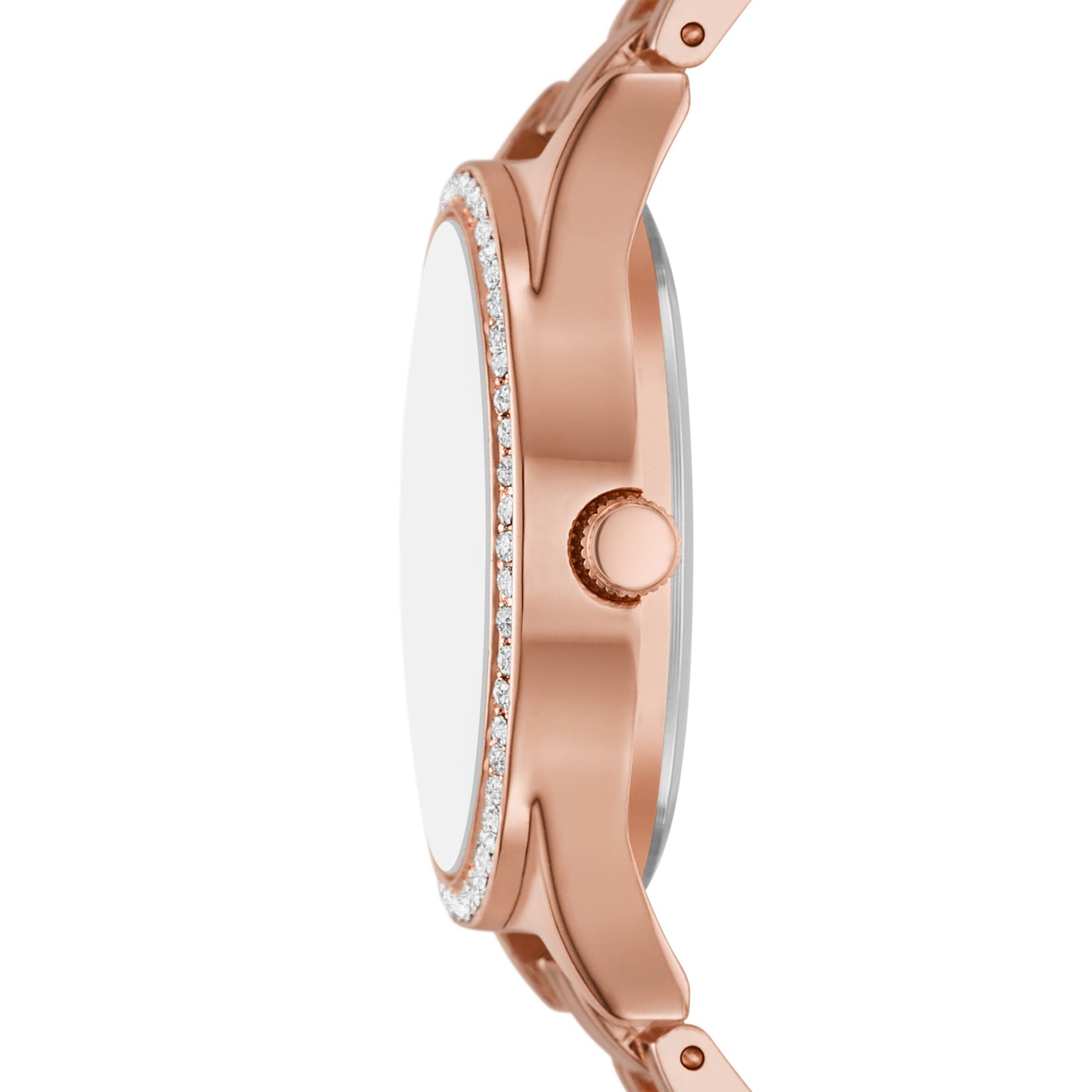 Rose Gold Stackable Watch and Bracelet Set, SKC-SR9107