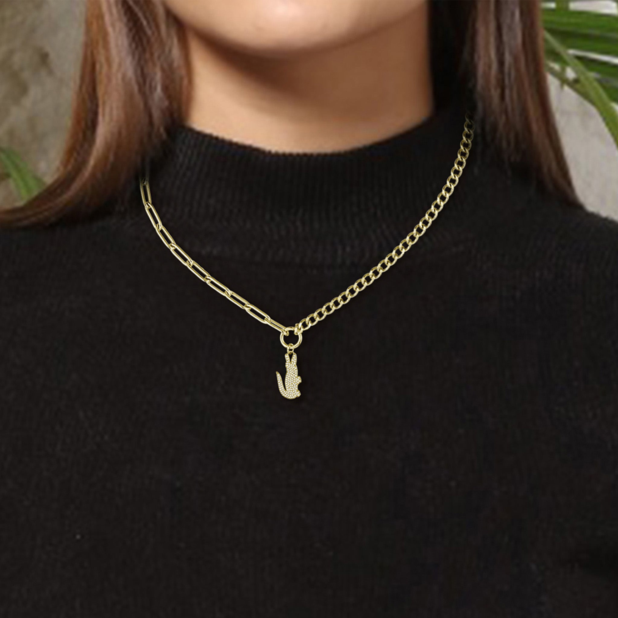 LACOSTE ネックレス 2040145 CROCODILE ACCESORY GOLD Crocodile Necklace, LA-2040145 – Urban Time