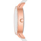 Rose Gold Mother-of-Pearl Stackable Watch and Bracelet Set SKC-SR9080