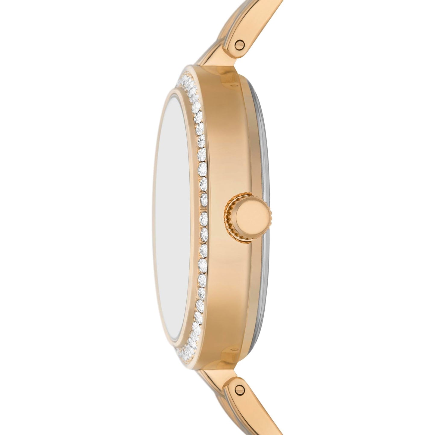 Gold and Glitz Stackable Watch and Bracelet Set SKC-SR9084