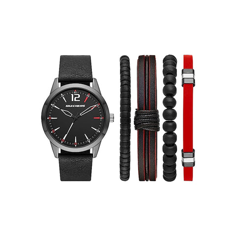 Racer Stackable Watch and Bracelet Set