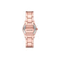 Rose Gold Jewelry Stackable Watch and Bracelet Set