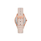 Blush and Rose Gold Mother-of-Pearl Stackable Watch and Bracelet Set