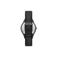 Black Mother-of-Pearl Stackable Watch and Bracelet Set