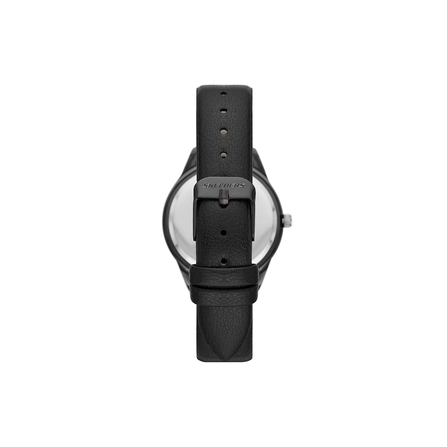 Black Mother-of-Pearl Stackable Watch and Bracelet Set