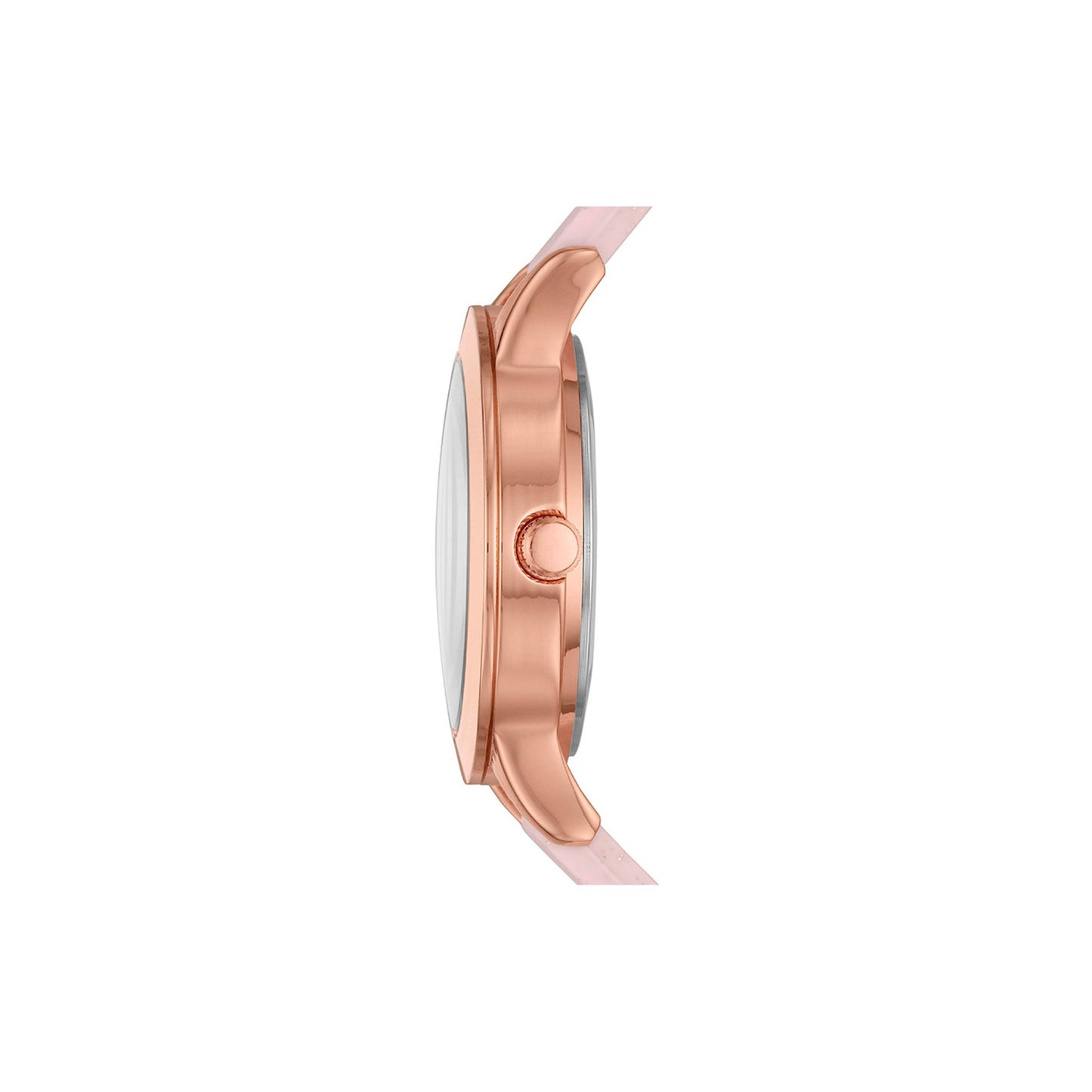 Blush and Rose Gold Quartz Stackable Watch and Bracelet Set