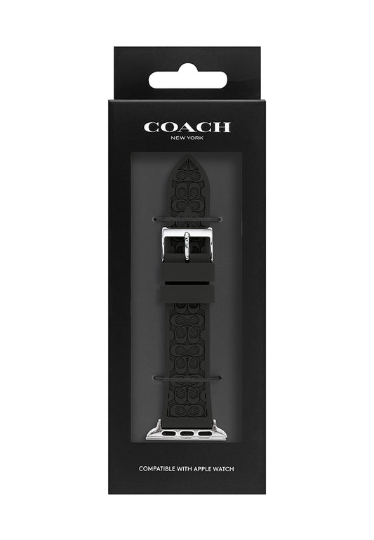 Apple Watch Strap Black Rubber 38mm Women's