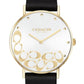 Arden Black Leather Women's Watch CO-14503801