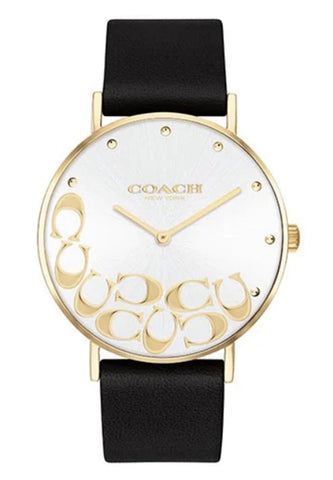 Arden Black Leather Women's Watch CO-14503801