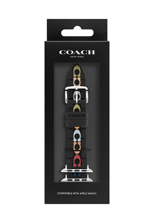Apple Watch Strap Black Interchangeable Rainbow CO-14700100