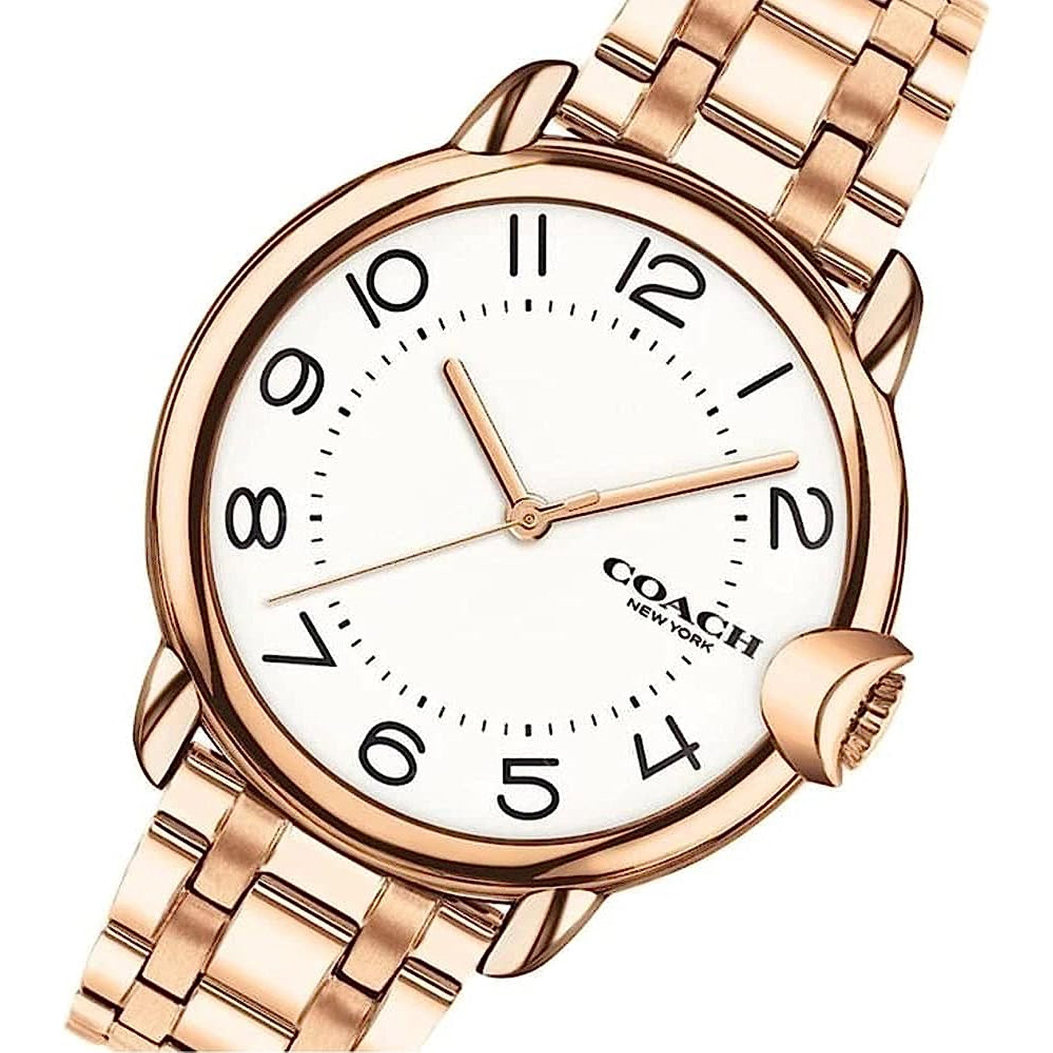 COACH Women's Arden Gold-Tone Bracelet Watch 28mm - Macy's